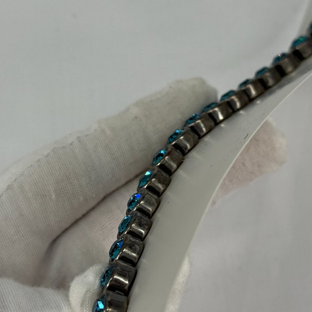 Swarovski Turquoise Tennis Bracelet - Picture 4 of 8